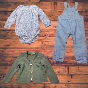 Matching Set of 3 Pieces Baby Size 18 Months